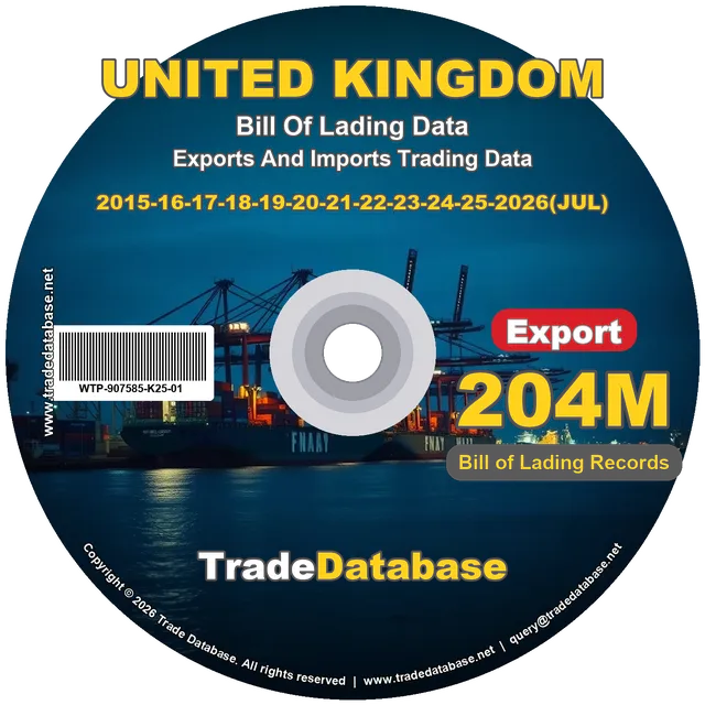 United Kingdom Export BL Data 2015-2026
