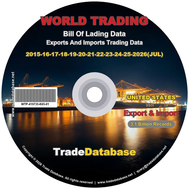 United States Export & Import BL Data 2015, 16, 17, 18, 19, 20, 21 + 2022, 23, 24, 25, 26 (upto July)