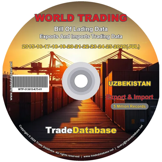 Uzbekistan Export & Import BL Data 2015-2026 CD