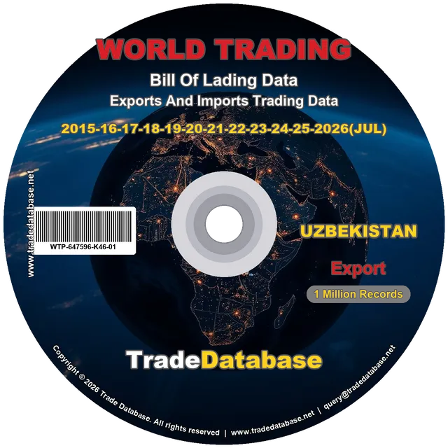Uzbekistan Export BL Data 2015-2026 CD