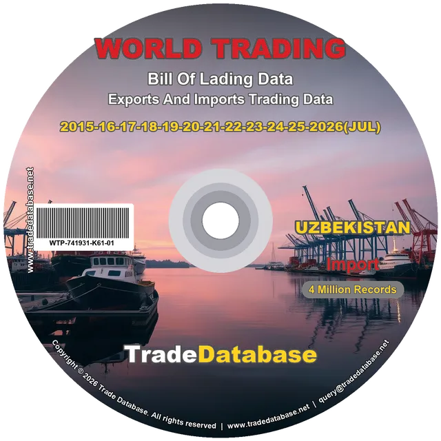 Uzbekistan Import BL Data 2015-2026 CD