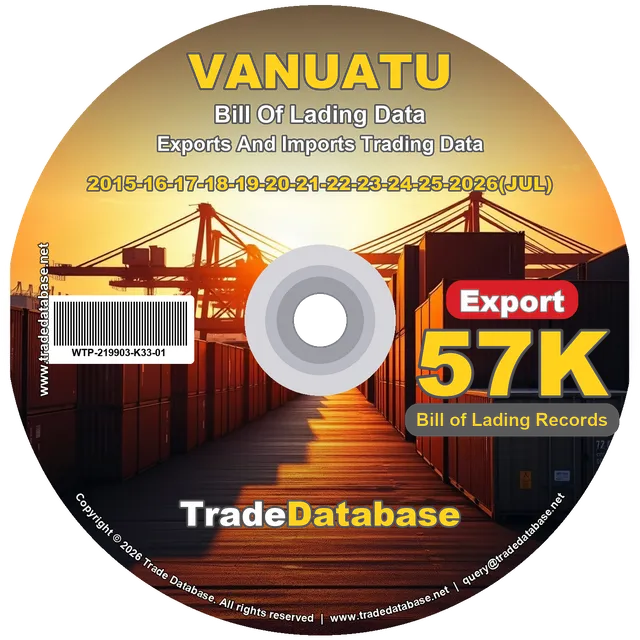 Vanuatu Export BL Data 2015-2026