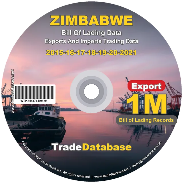 Zimbabwe Export BL Data 2015-2021