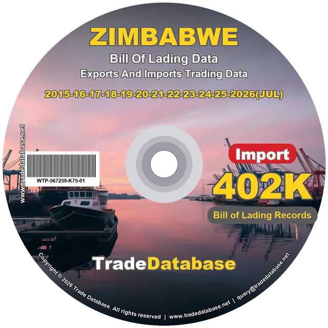 Zimbabwe Import BL Data 2015-2026
