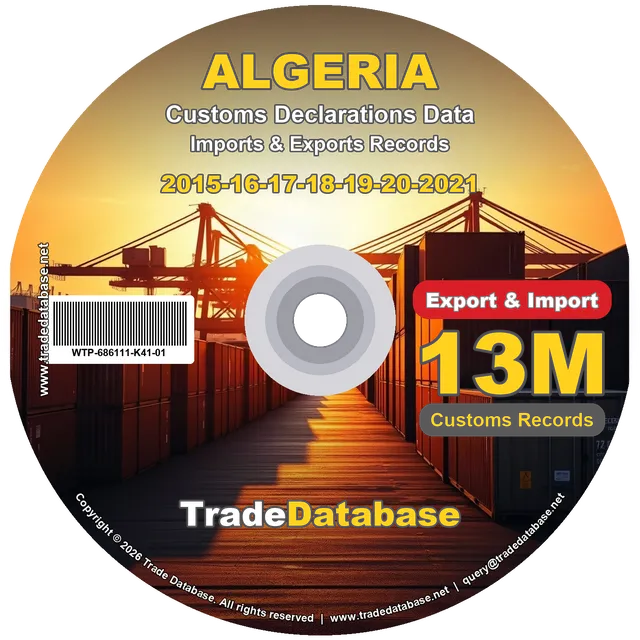 Algeria Customs Data 2015-2021 (Export & Import)