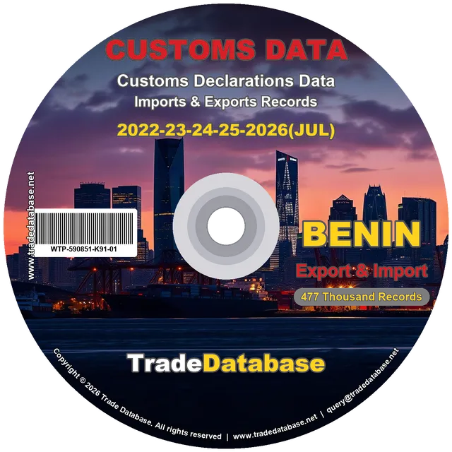 Benin Customs Data 2022-2026 (Export & Import)