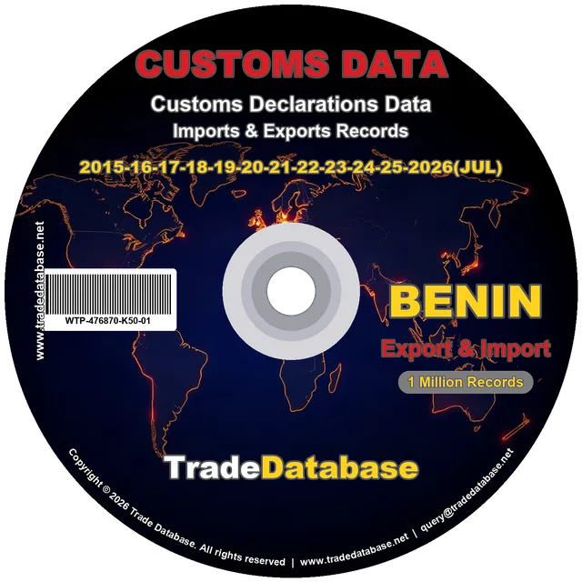 Benin Customs Data 2015-2026 (Export & Import)