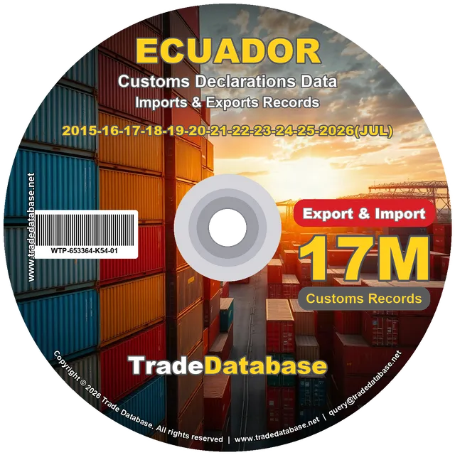 Ecuador Customs Data 2015-2026 (Export & Import)