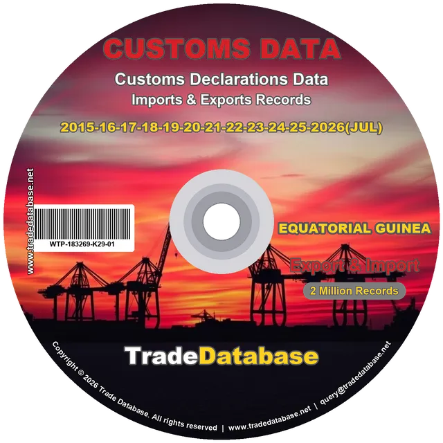 Equatorial Guinea Customs Data 2015-2026 (Export & Import)