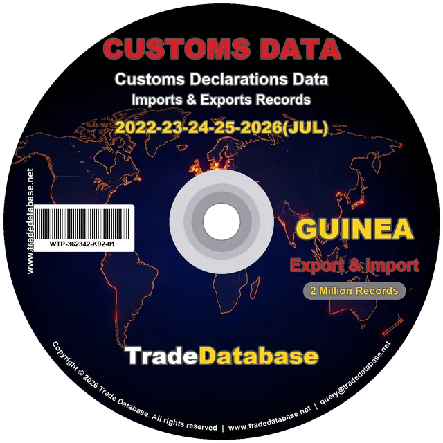 Guinea Customs Data 2022-2026 (Export & Import)