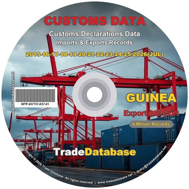 Guinea Customs Data 2015-2026 (Export & Import)