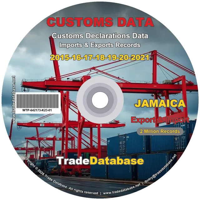 Jamaica Customs Data 2015-2021 (Export & Import) CD