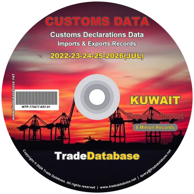 Kuwait Customs Data 2022-2026 (Export & Import)