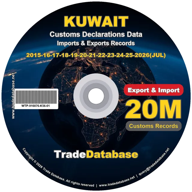 Kuwait Customs Data 2015-2026 (Export & Import)