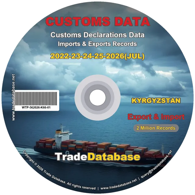 Kyrgyzstan Customs Data 2022-2026 (Export & Import) CD