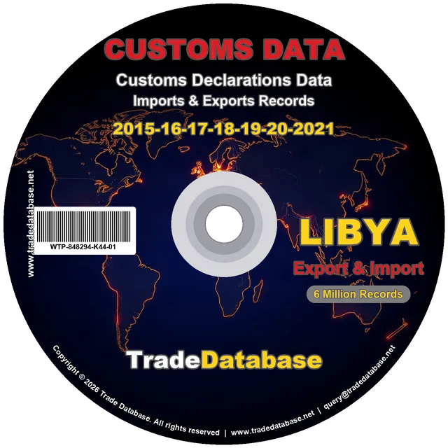 Libya Customs Data 2015-2021 (Export & Import)