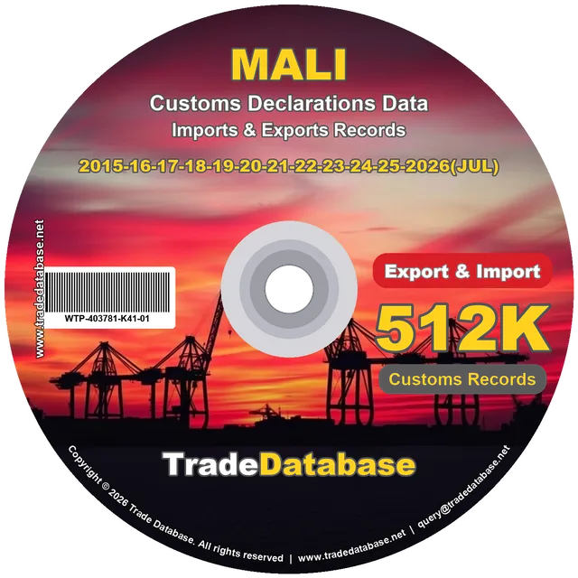 Mali Customs Data 2015-2026 (Export & Import)