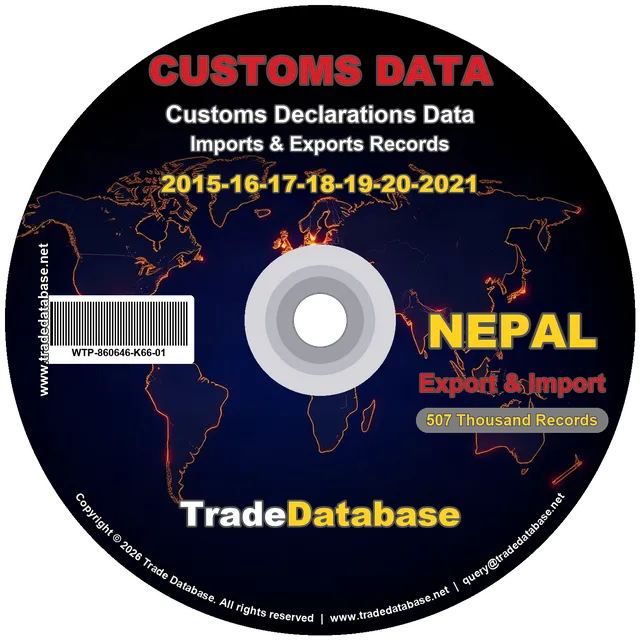 Nepal Customs Data 2015-2021 (Export & Import)