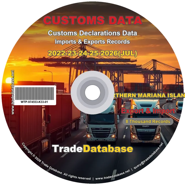 Northern Mariana Islands Customs Data 2022-2026 (Export & Import) CD