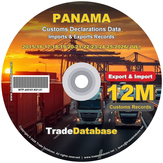 Panama Customs Data 2015-2026 (Export & Import)