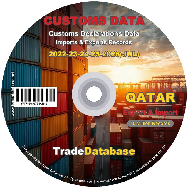 Qatar Customs Data 2022-2026 (Export & Import)