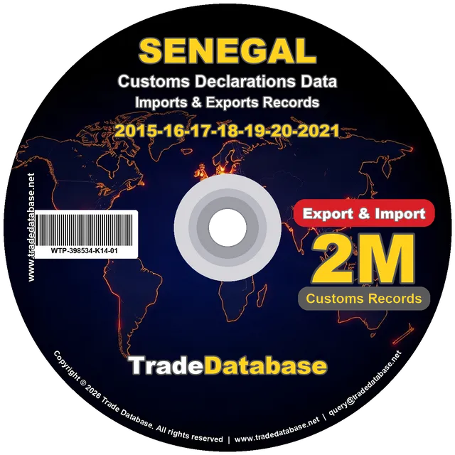 Senegal Customs Data 2015-2021 (Export & Import)