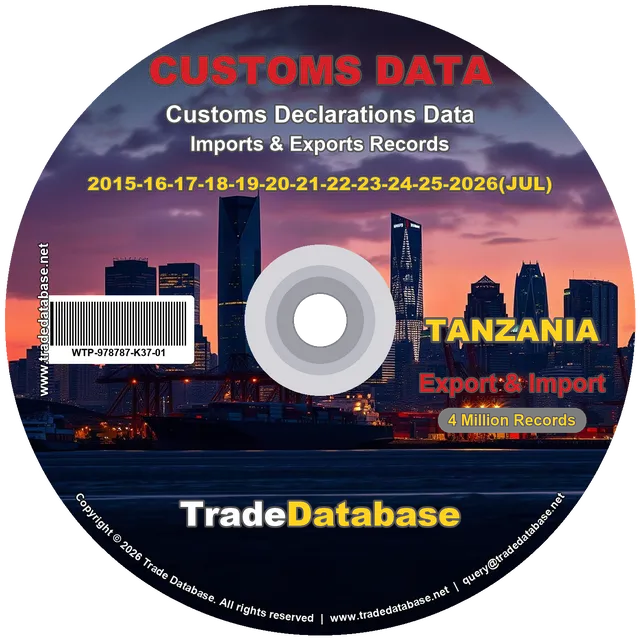 Tanzania Customs Data 2015-2026 (Export & Import) CD