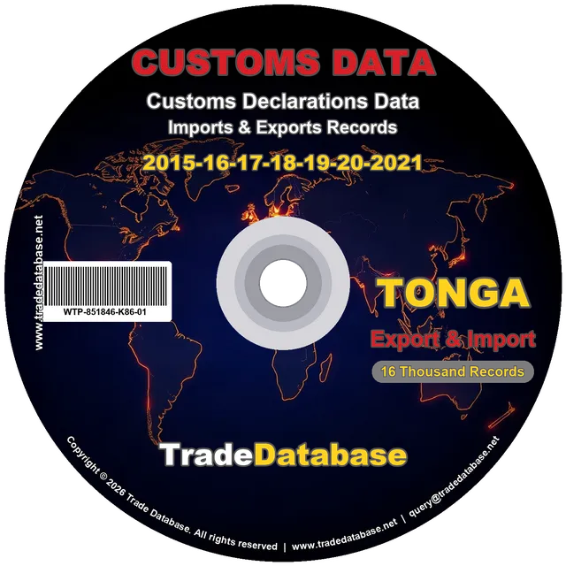 Tonga Customs Data 2015-2021 (Export & Import)