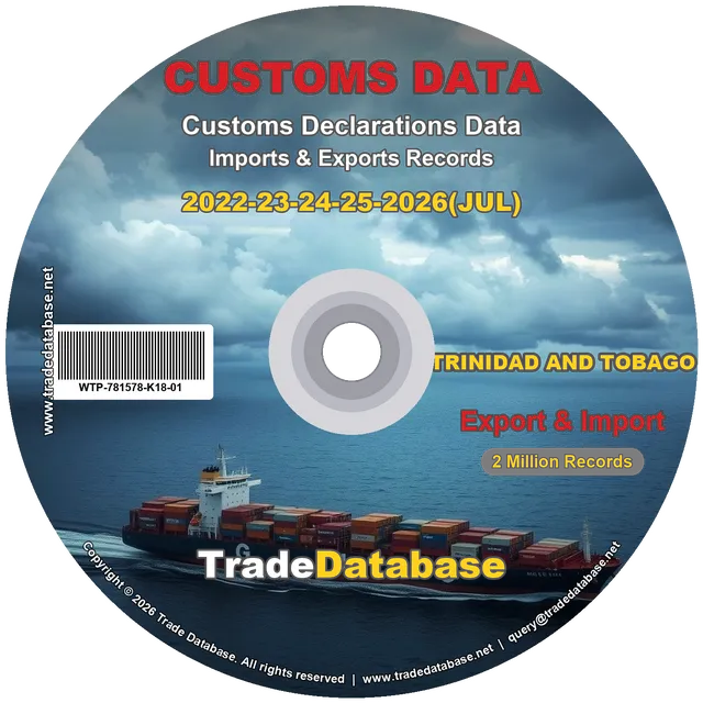 Trinidad and Tobago Customs Data 2022-2026 (Export & Import)