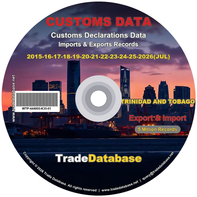Trinidad and Tobago Customs Data 2015-2026 (Export & Import)