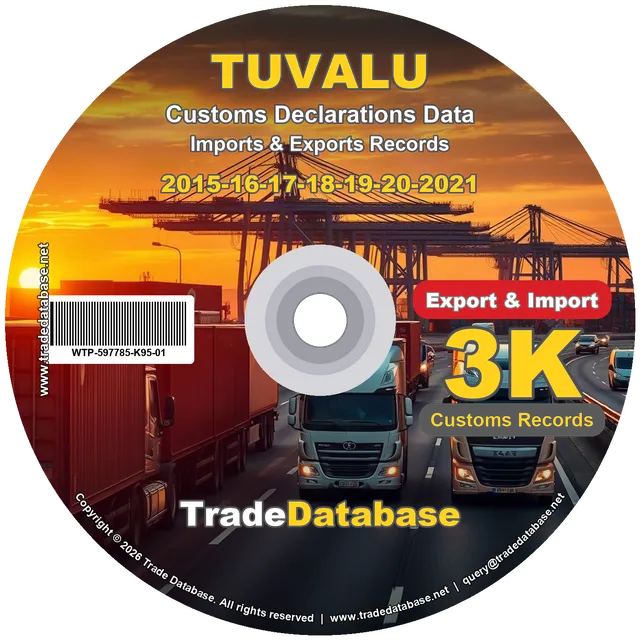 Tuvalu Customs Data 2015-2021 (Export & Import)