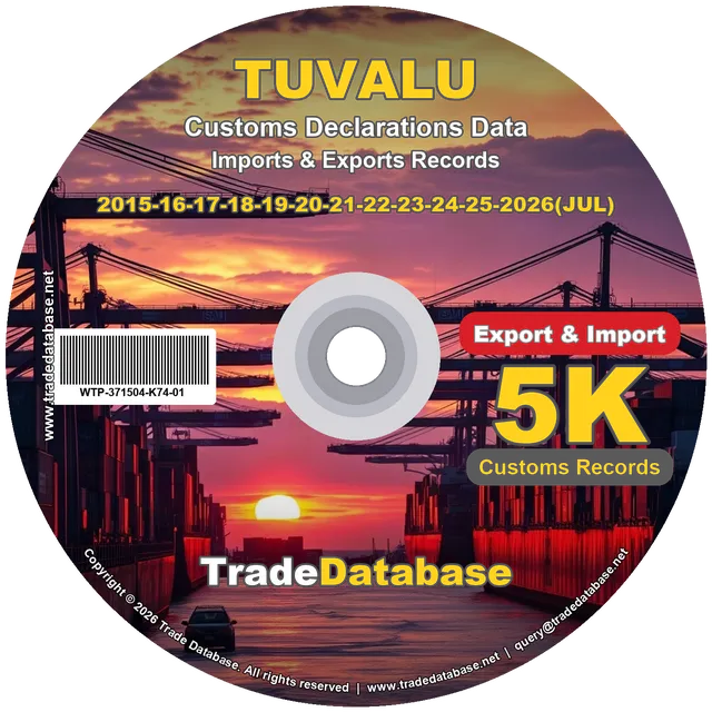 Tuvalu Customs Data 2015-2026 (Export & Import)