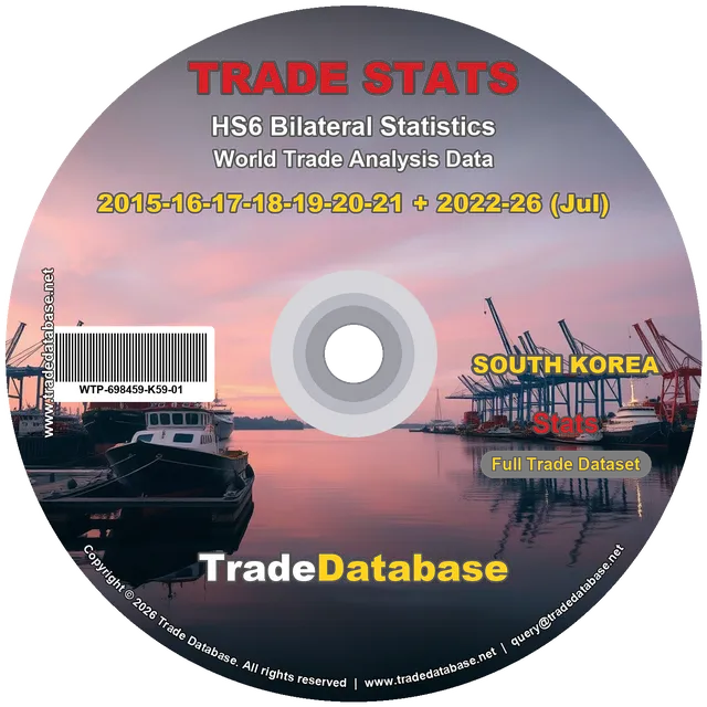 South Korea Trade Statistics (HS6 Bilateral) 2015-2026