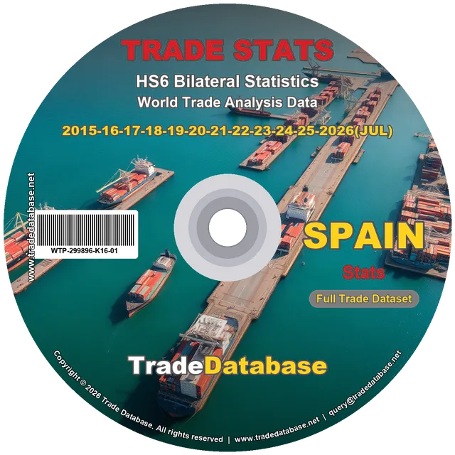 Spain Trade Statistics (HS6 Bilateral) 2015-2026